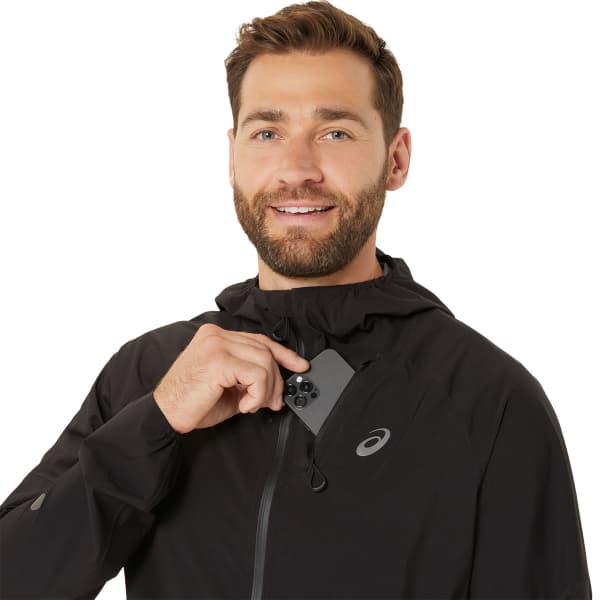Veste running ASICS METARUN WATERPROOF JACKET PERFORMANCE BLACK