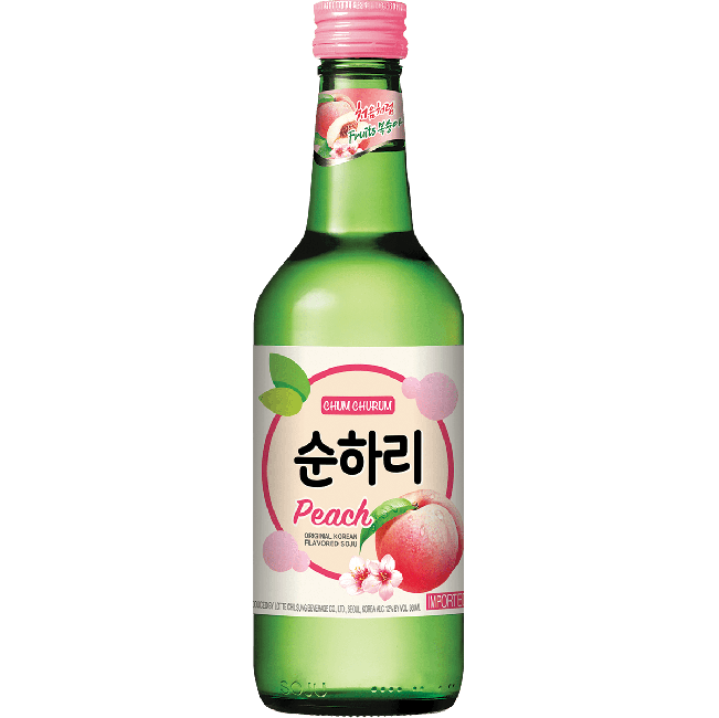 Chum Churum Soju Perzik 12% Alcohol 360ml