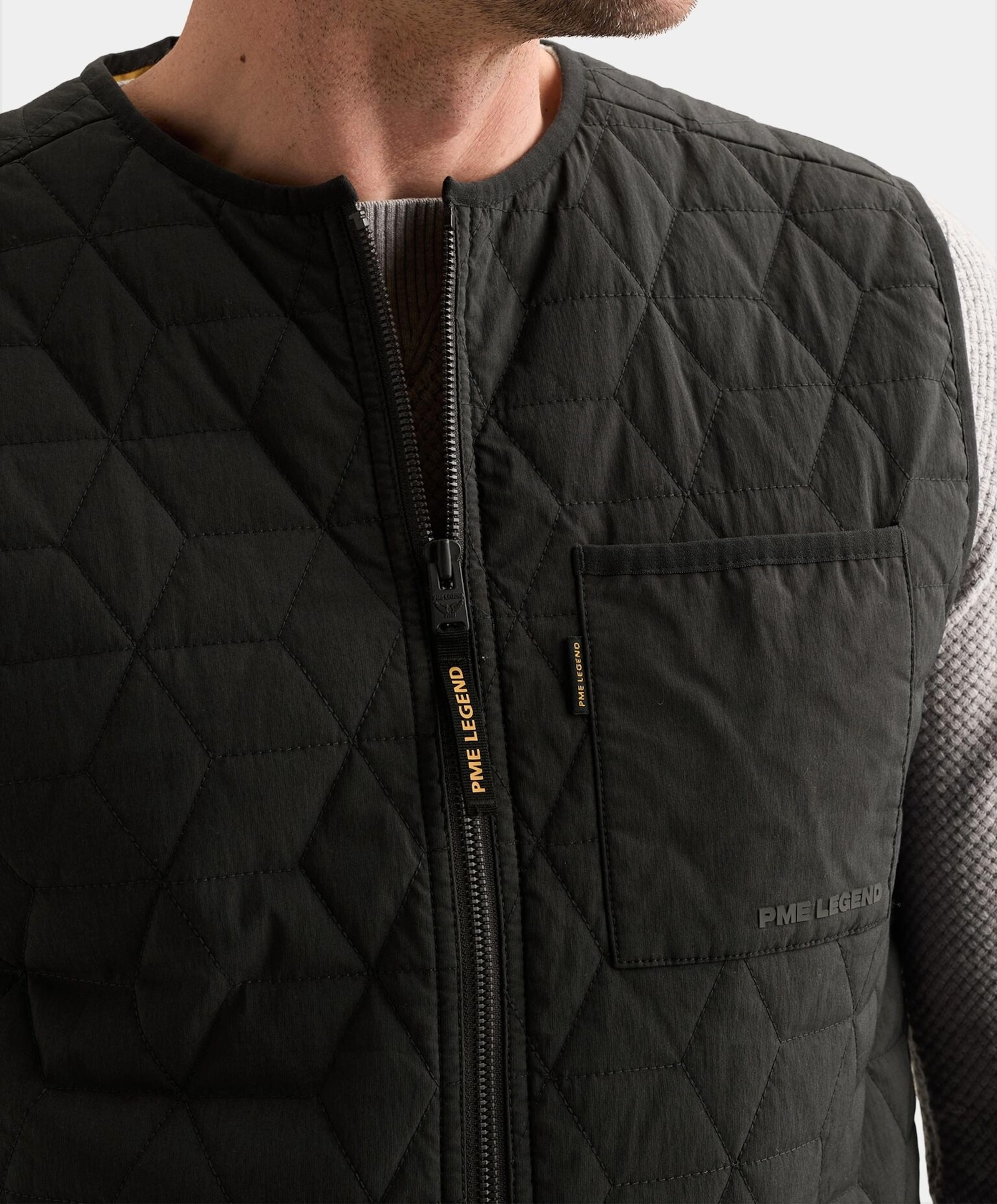 PME Legend Heren bodywarmer blauw