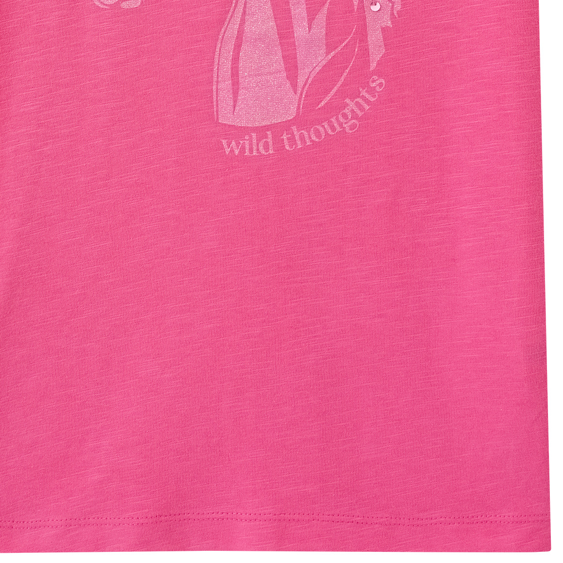 Yigga Mädchen T-Shirt mit Pferde-Motiv pink