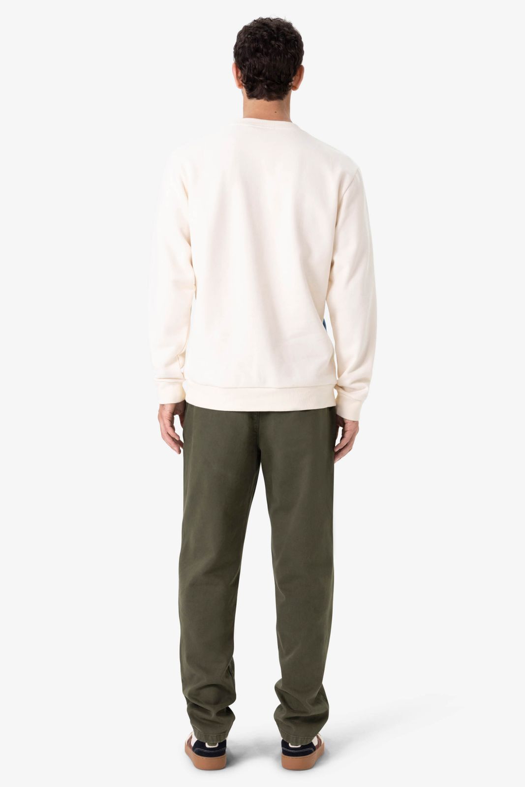 Witte colourblock sweater