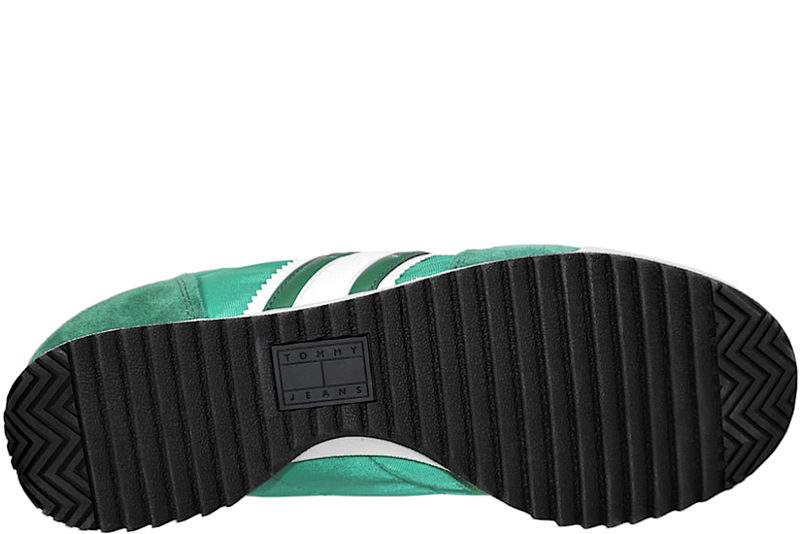TOMMY HILFIGER - TJW RETRO RUNNER CLEATED GREEN SNEAKER