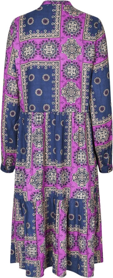Lollys Laundry KaiaLL Midi Dress LS Dark blue