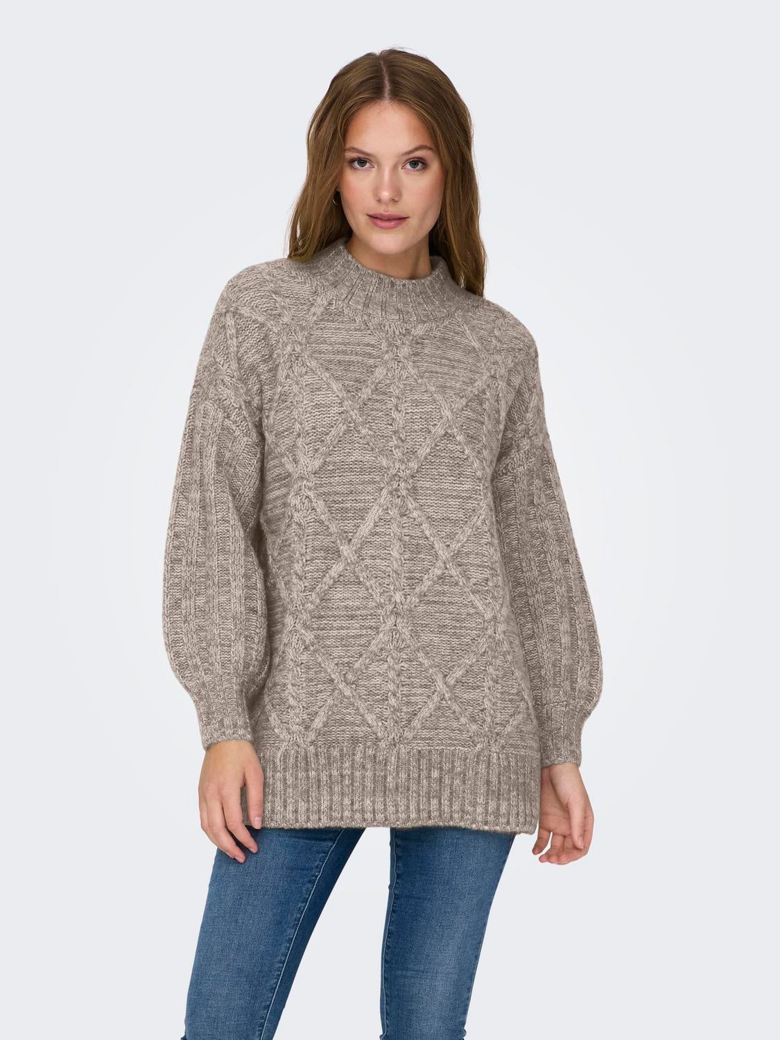 ONLSAGE Strickpullover Pumice Stone