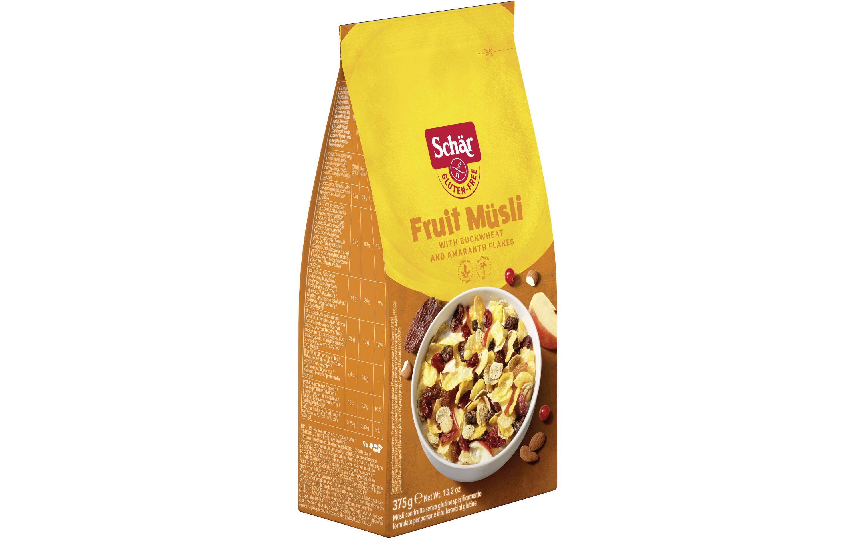 Müesli Fruit glutenfrei 375 gFrüchtemüesli