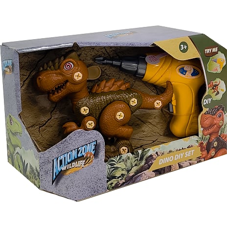Action Zone diy dinosaur - flere varianter - assorteret