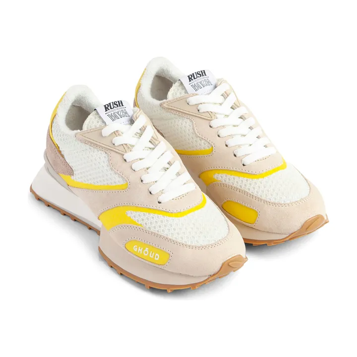 Ghoud Baskets Rush Groove Mesh Suede | Jaune