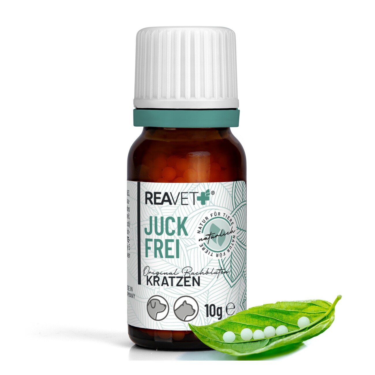 REAVET Bachblüten Globuli - Juckfrei 10g