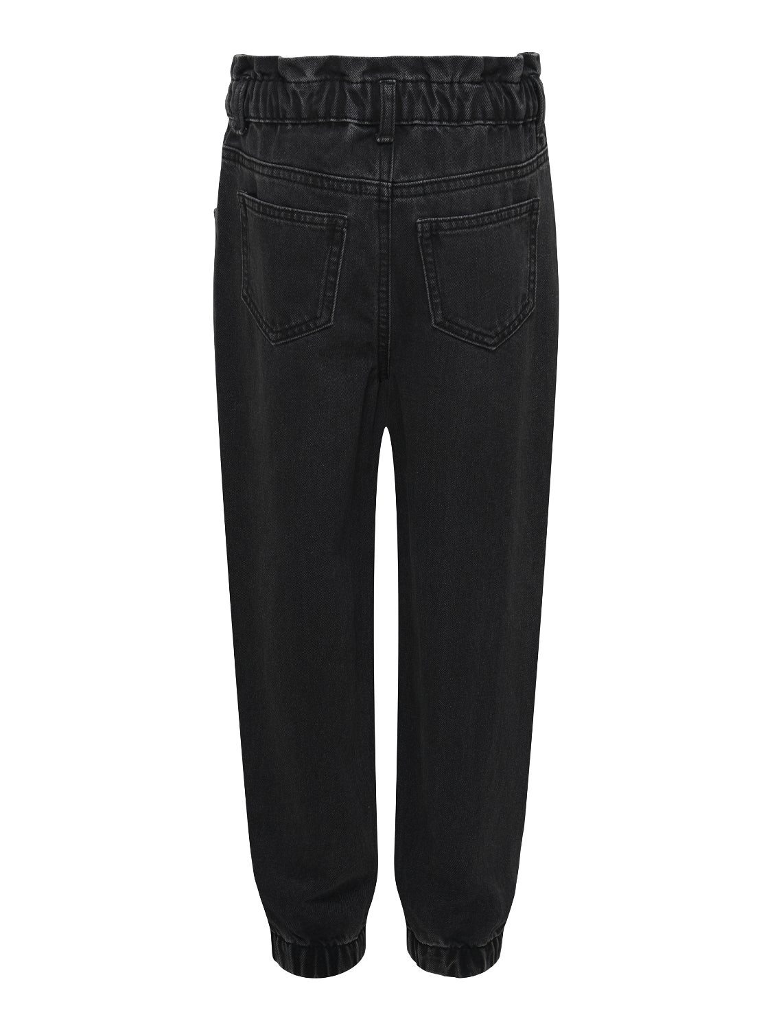 KONOVA Hohe Taille Karotte Jeans Black
