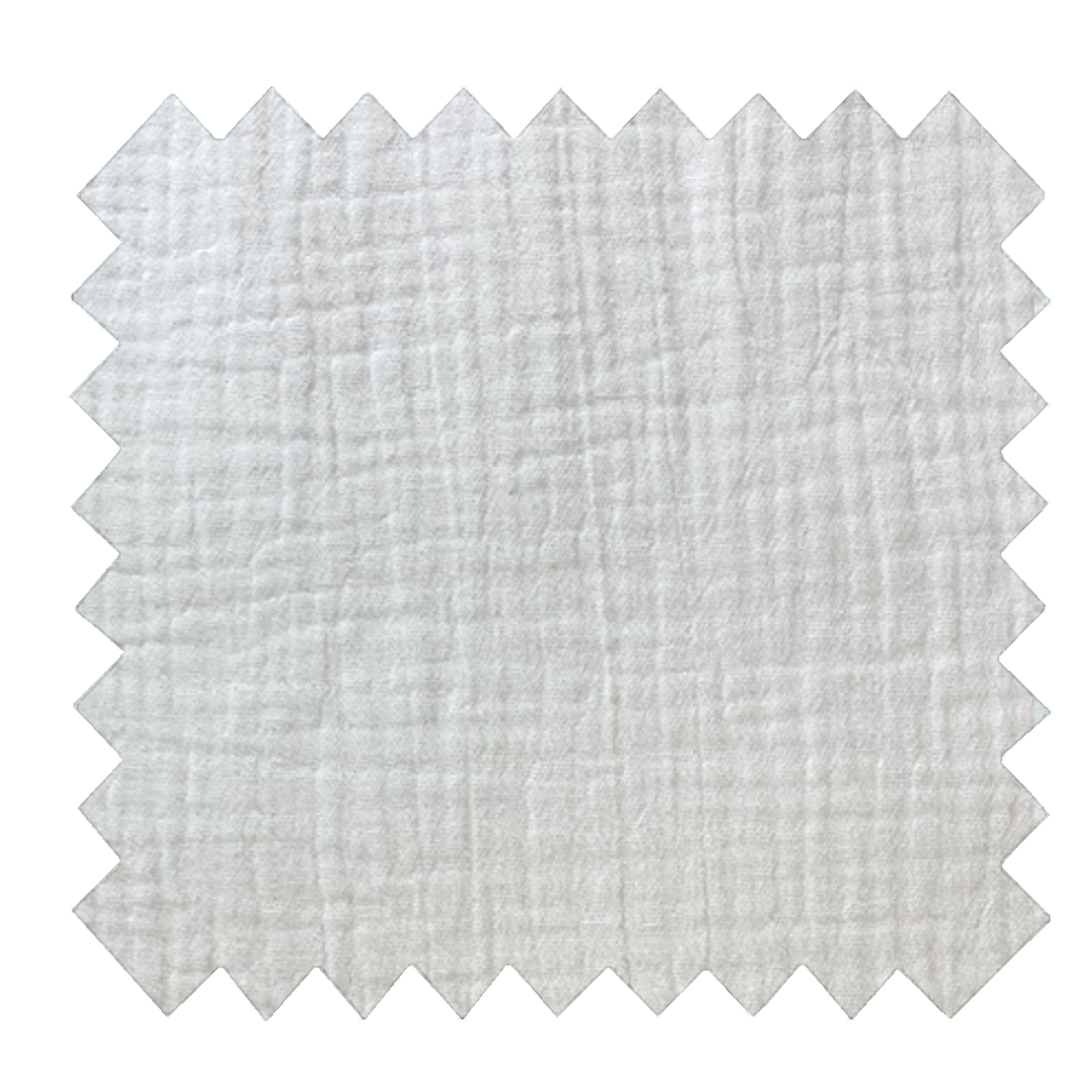 Tissu Coton Au Mètre Gaze Crème