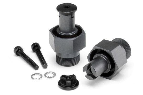 HPI 24Mm Hd Front Hex Hub (Gunmetal)