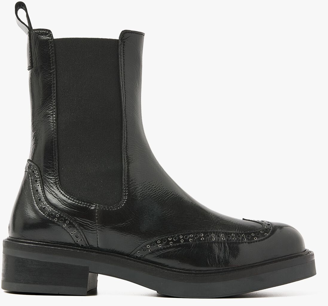 zwarte via vai enkelboots lucia gina