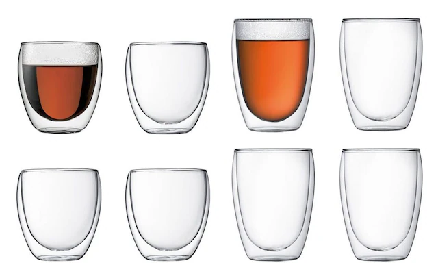 Bodum Espressoglas »Bodum Kaffeeglas Pavina 44288 l, 8 St« 8 teilig