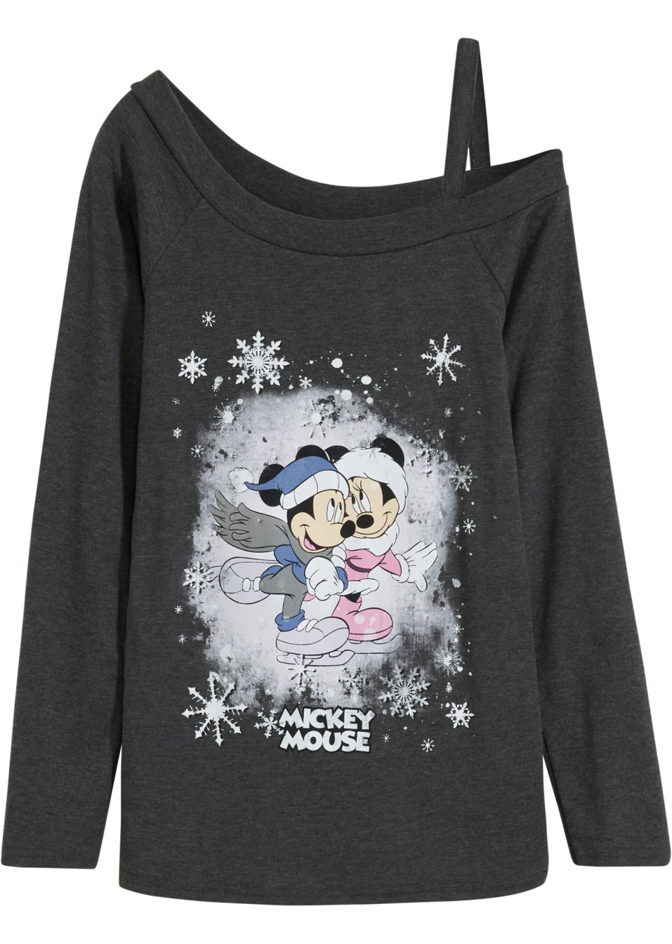 T-shirt manches longues à imprimé Mickey Mouse