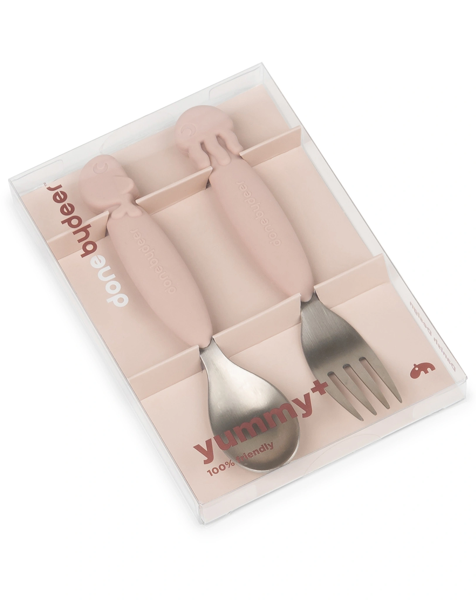 Besteckset YUMMYPLUS - SEA FRIENDS 2-teilig in rosa