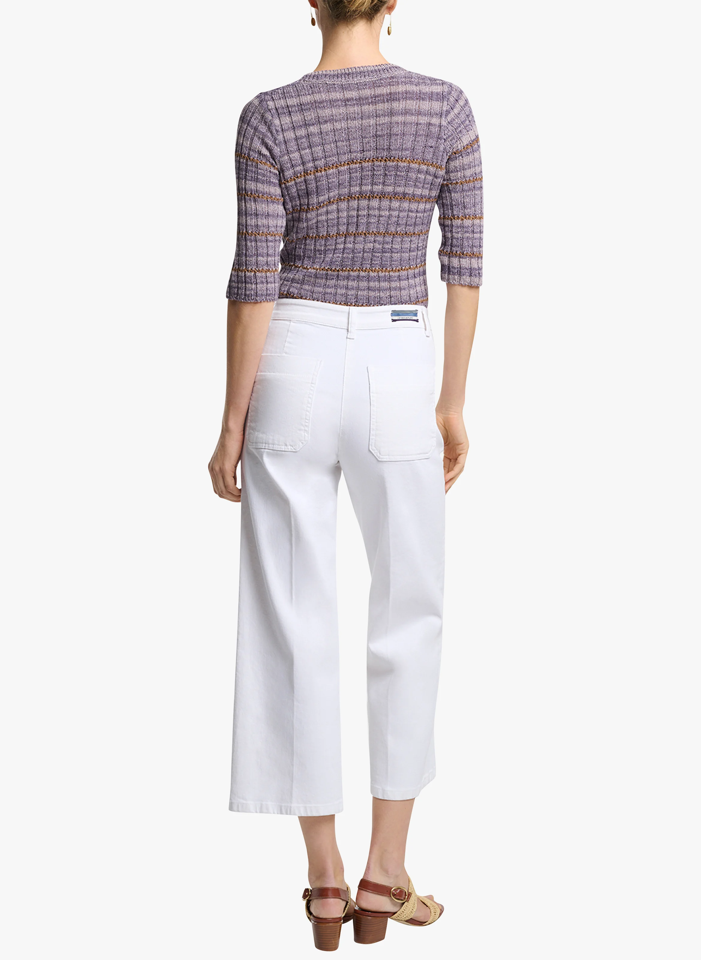 HELIAS - Jean droit en coton | Blanc