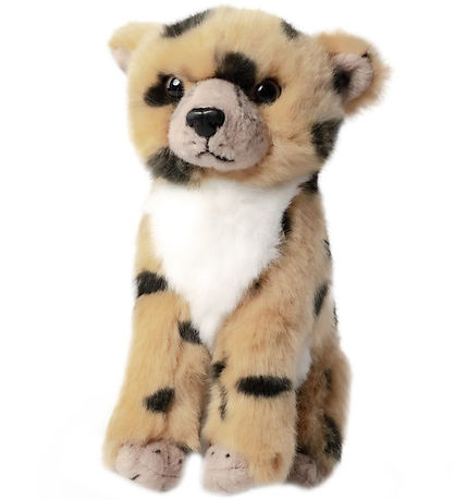 Living Nature Kuscheltier - 17x10 cm - Cheetah Young - Beige/Sch