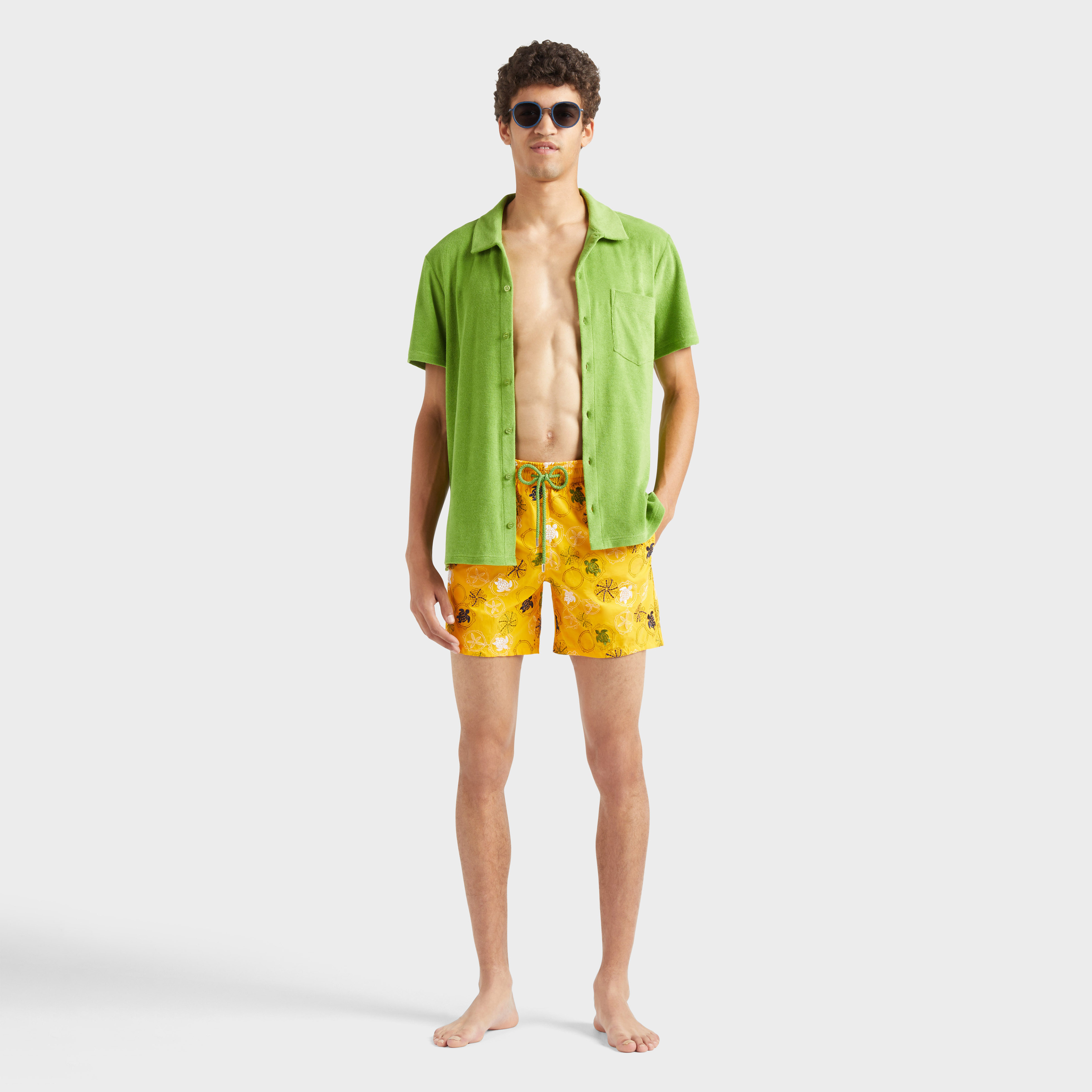 Maillot de bain homme brodé Oursins - Edition Limitée