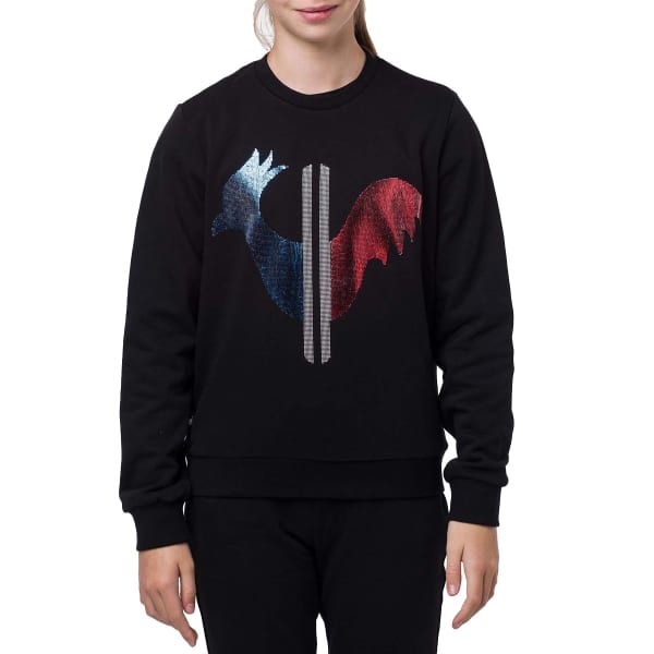 Sweatshirt ROSSIGNOL GIRL ROOSTER SWEAT RN BLACK