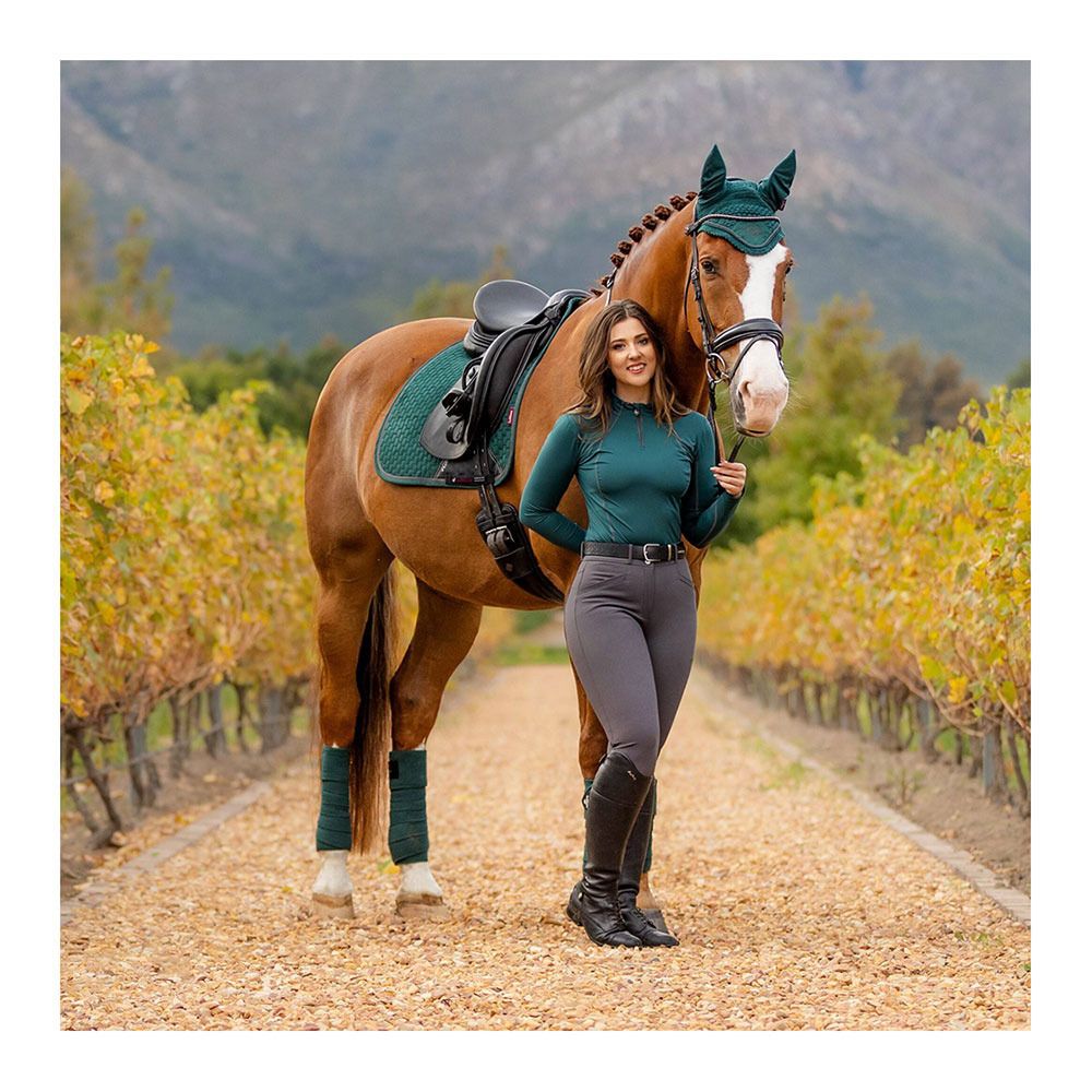 Le Mieux SUEDE SQUARE - Tapis de dressage spruce