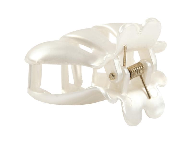 Creativ Company Haarklemme Perlmutt 6 x 3.8 cm, 2 Stück Haarklammer