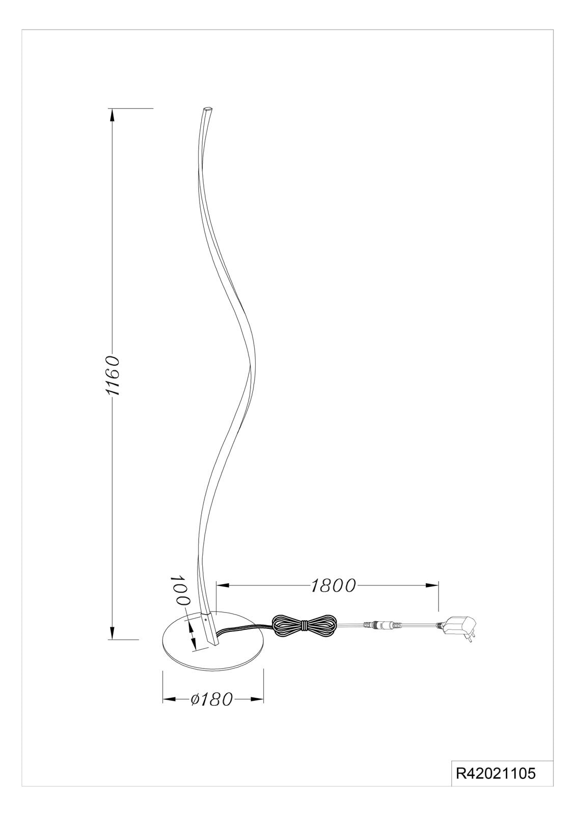 LED Stehlampe Rubin grau 18cm 116cm Fernbedienung Farbwechsler dimmbar Memory