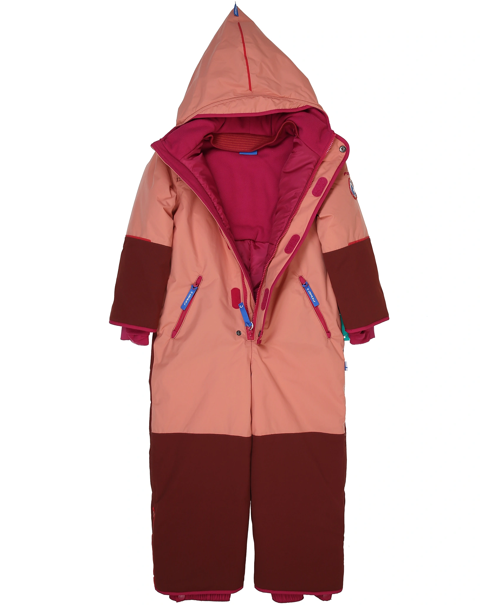 Winter-Funktionsoverall HUSKY HAALARI in terracotta/berry