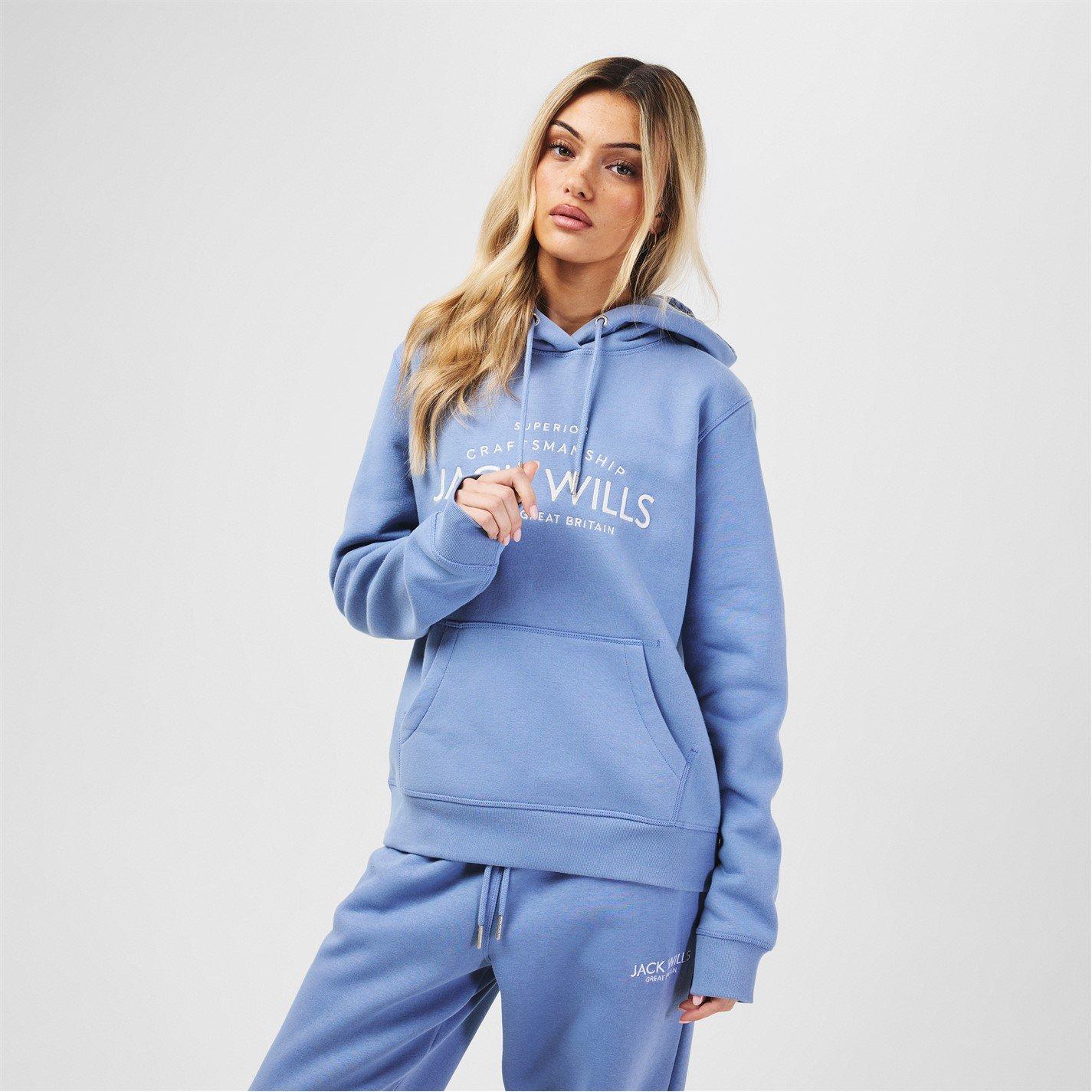 Jack Wills JW Hunston Graphic Logo Hoodie