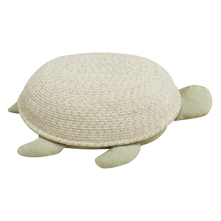 Lorena Canals - Sea Turtle Aufbewahrungskorb, Mama, 45 x 70 cm, natur / olive