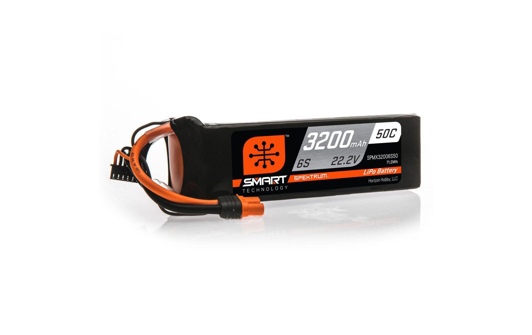 RC-Akku LiPo 3200 mAh 22.2 V 50C Smart<br>6S LiPo-Akku für Flugmodelle