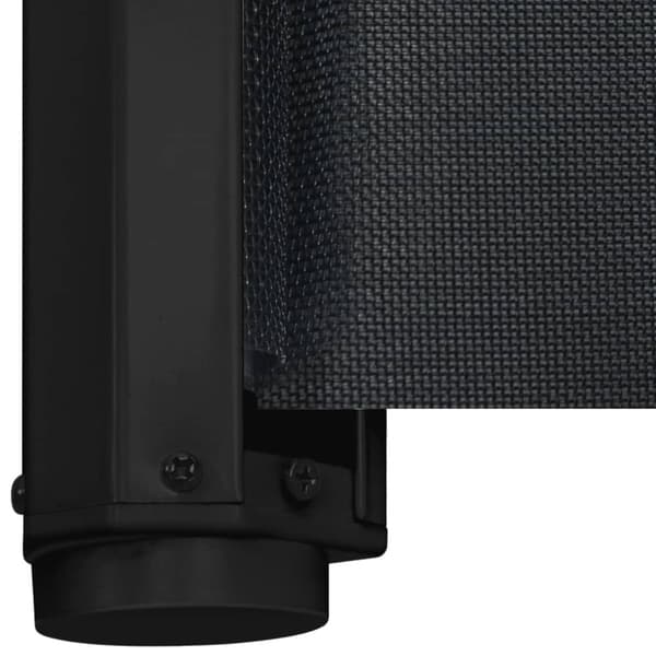 vidaXL Uttrekkbar kjæledyrport svart 117,5x125 cm