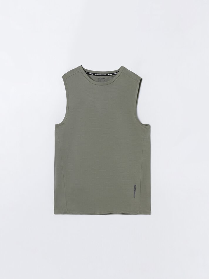 Camiseta esportiva sem mangas - Cáqui