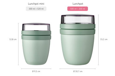 Lunchpot Ellipse - Nordic sage