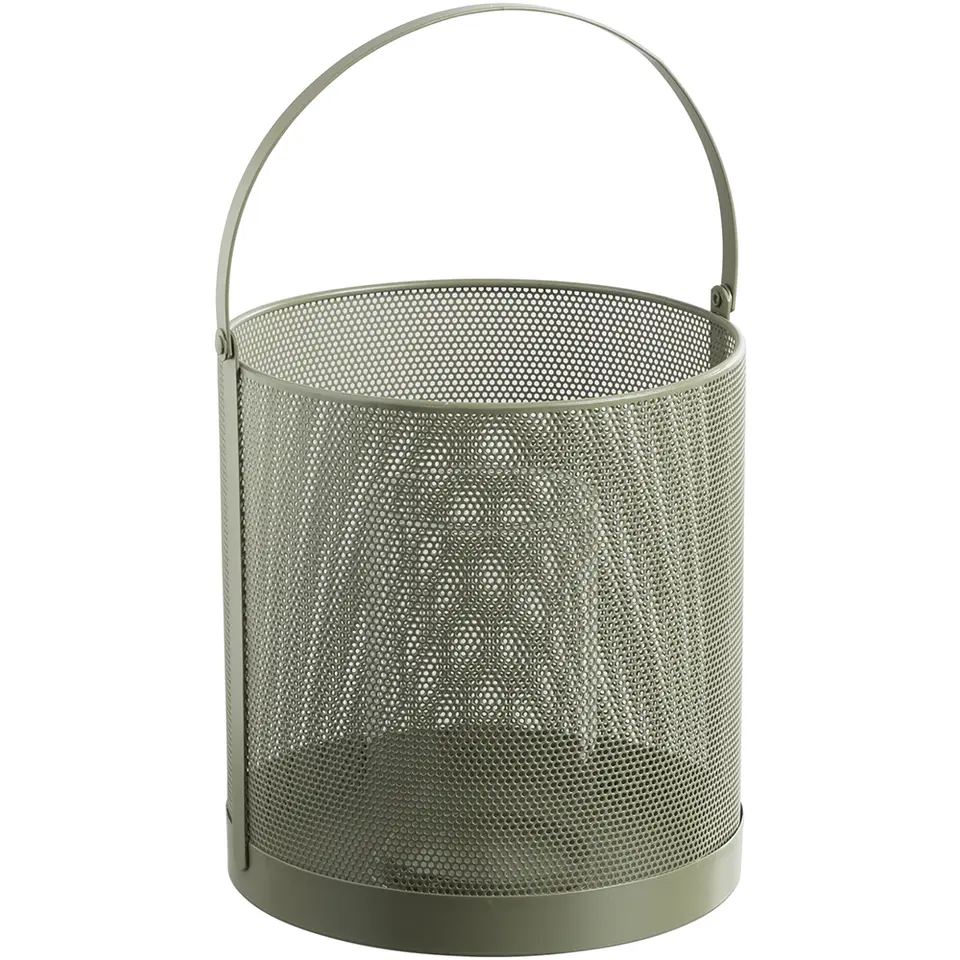 Windlicht Malaga - groen - 24xØ23 cm