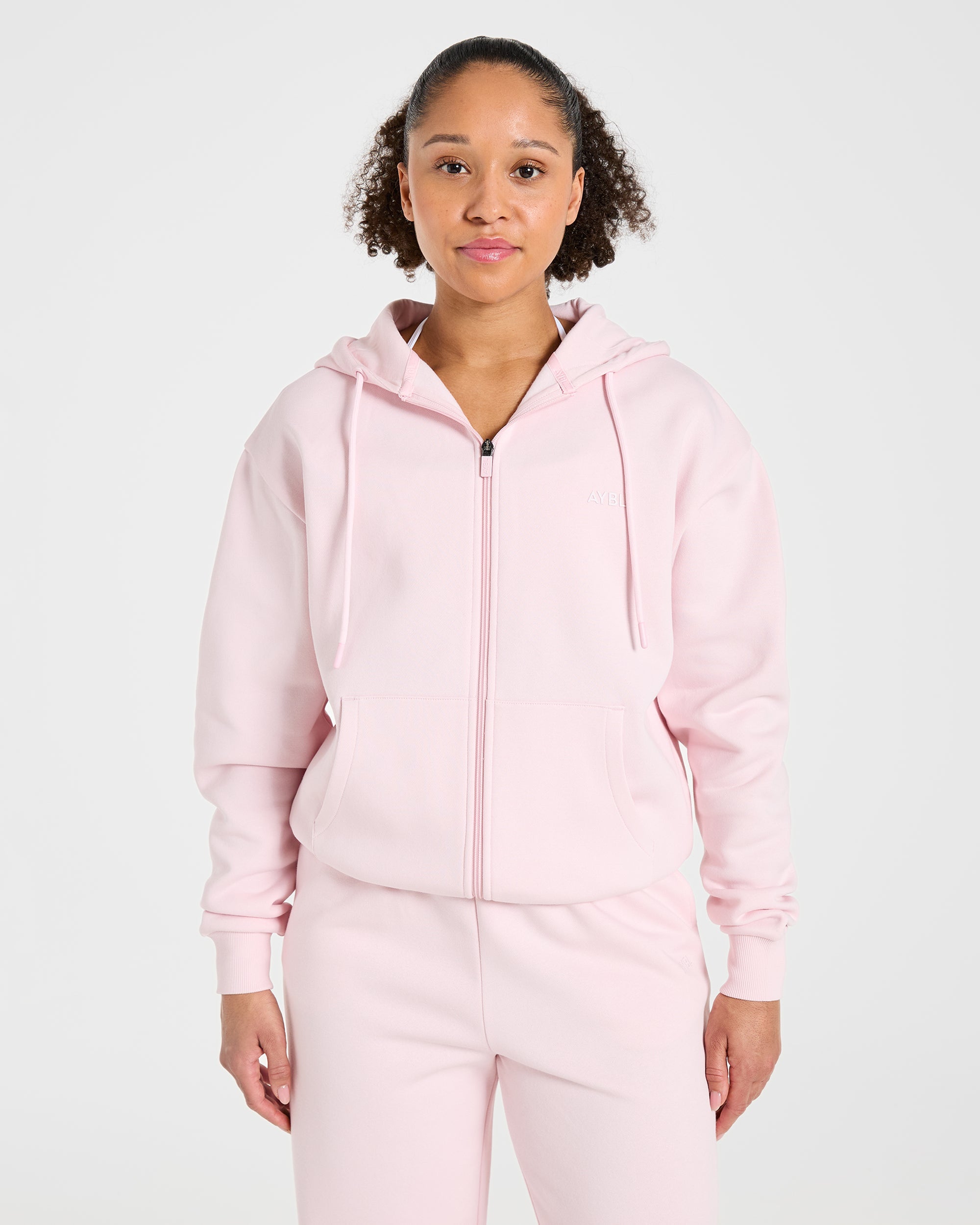 Lifestyle Oversized Zip Up Hoodie
