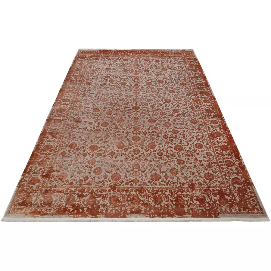 Esprit Kurzflorteppich Florida terracotta, grau