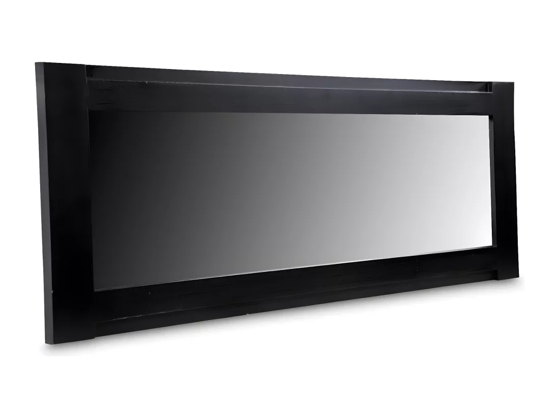 Grand miroir Bois-MDF Noir - Idéline Décoration d'Autrefois