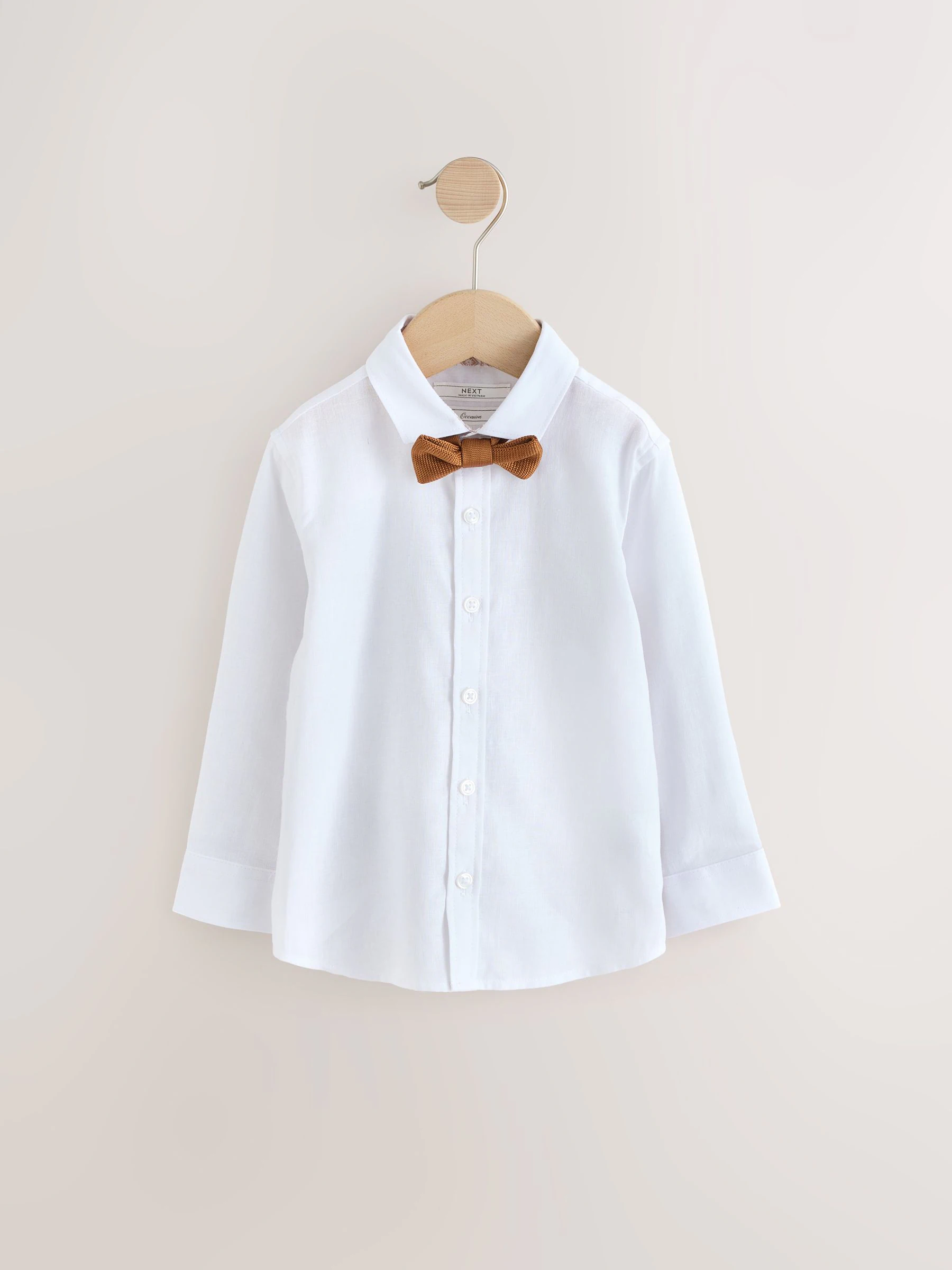 Grijs-groen - Set met gilet, overhemd en vlinderdas (3 mnd- 7 jr)