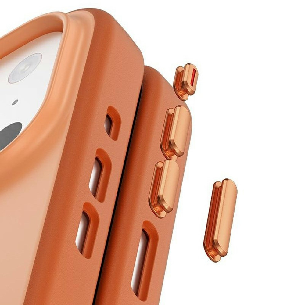 iPhone 17 Pro Max MagSafe Hybrid Hülle mit TPU Bumper - Blau