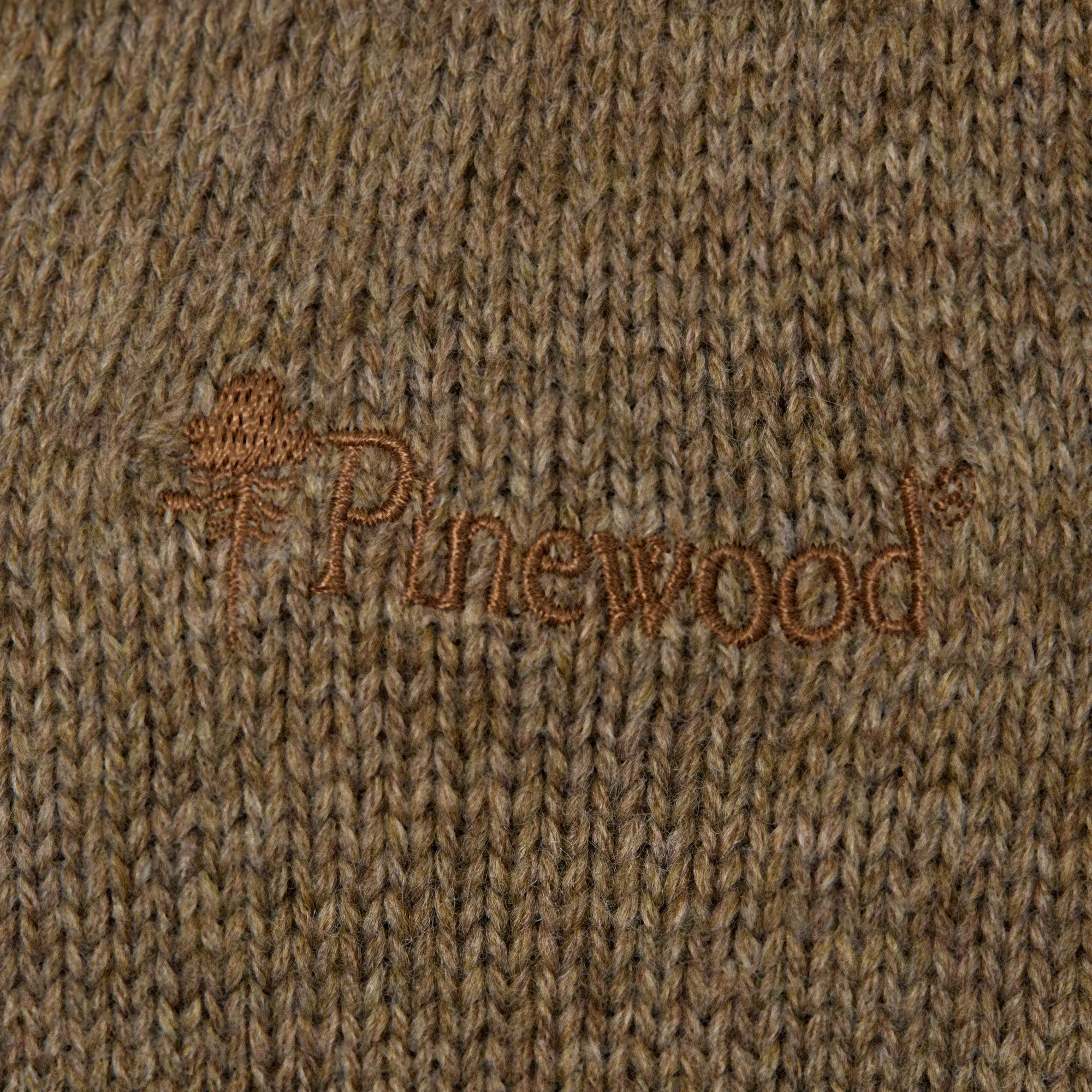 Pinewood -  Pullover New Stormy Troyer brown melange