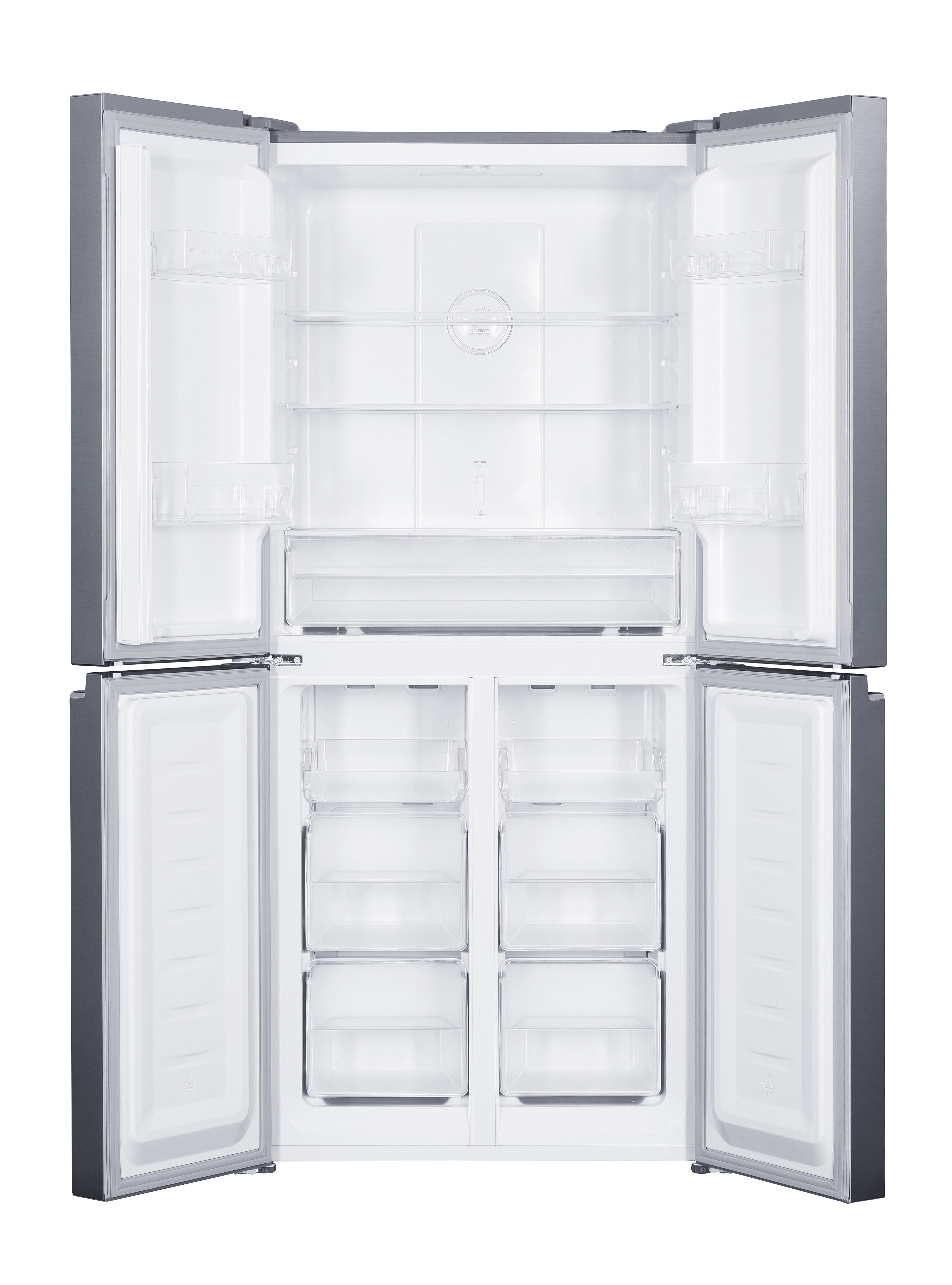 Wolkenstein W-CD 362 NFD E IX, Cross Door Kühl-Gefrierkombination, 362 L