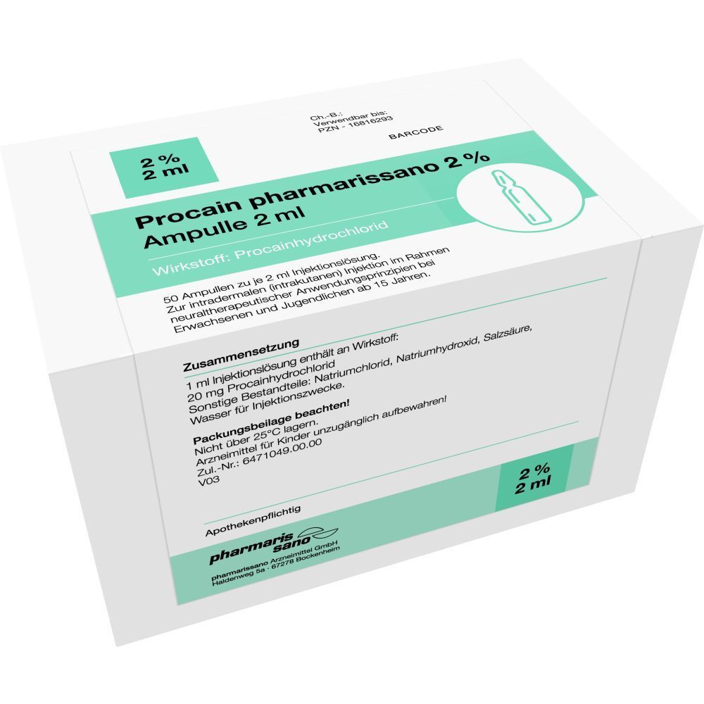Procain pharmarissano 2 %