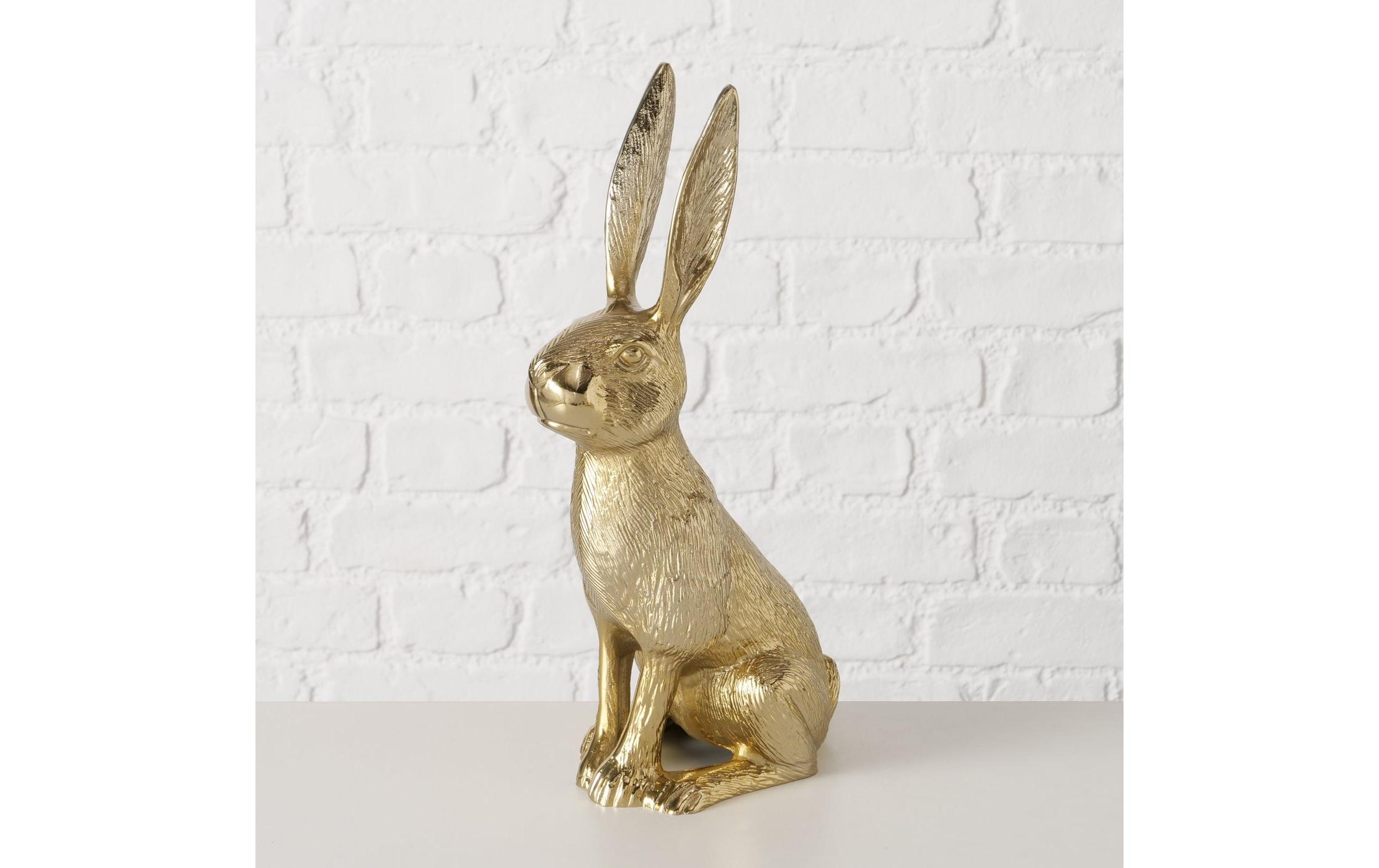 Aufsteller Hase Hannes 35 cmOsterdeko aus Metall