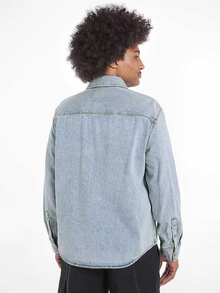 CALVIN KLEIN JEANS Jeanshemd hellblau