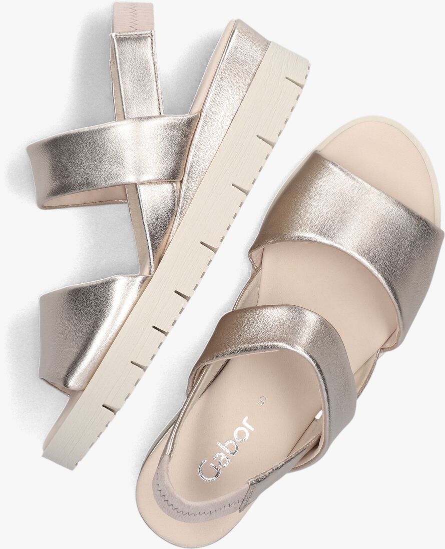 roségouden gabor sandalen 771.3