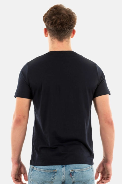 Tee shirt fred perry crew neck v73 navy burnt red