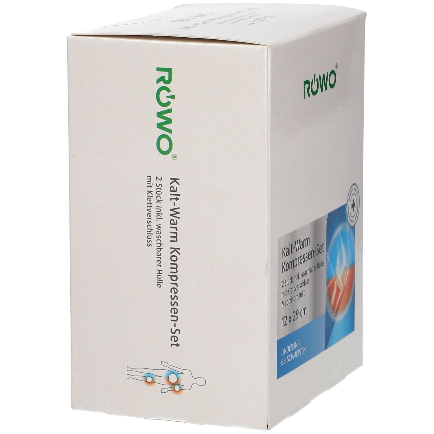 RÖWO® Kalt-Warm-Kompressen mit Klettbandage 12 x 29 cm