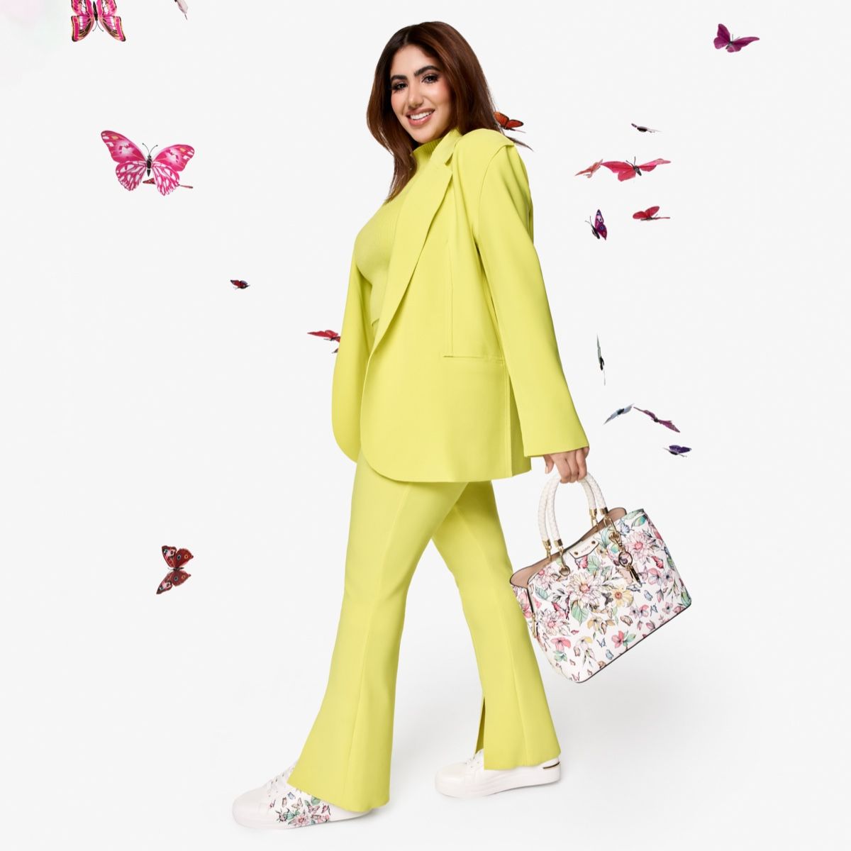 Myrtelaa White Women Tote Bags