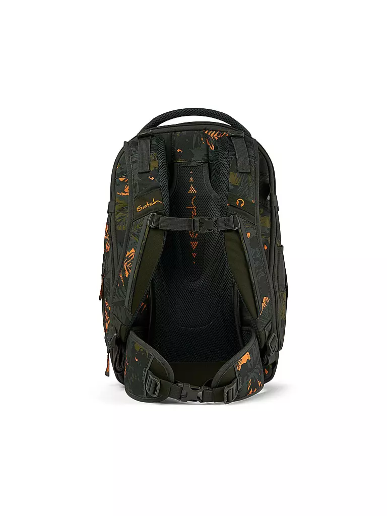 SATCH Schulrucksack Satch Match Jurassic Jungle dunkelgrün