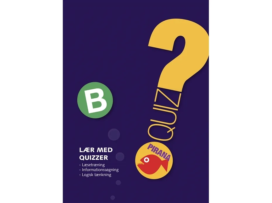 Pirana - Lær med quizzer B
